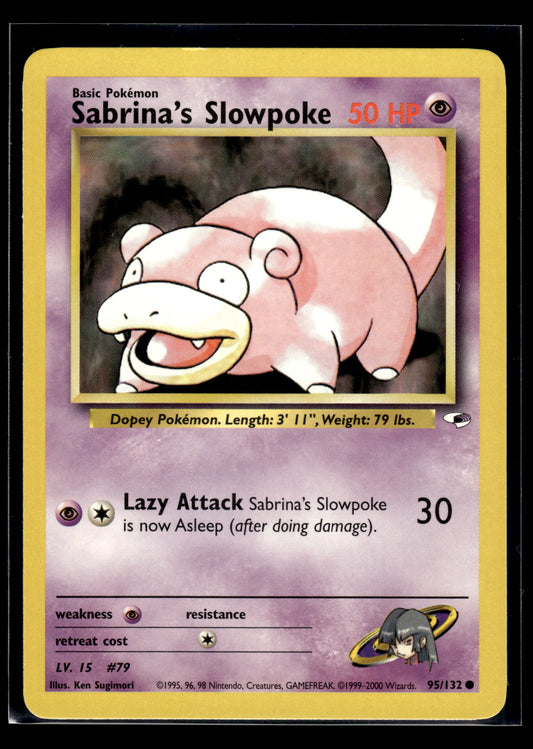 Sabrina's Slowpoke #095/132 Gym Heroes LP