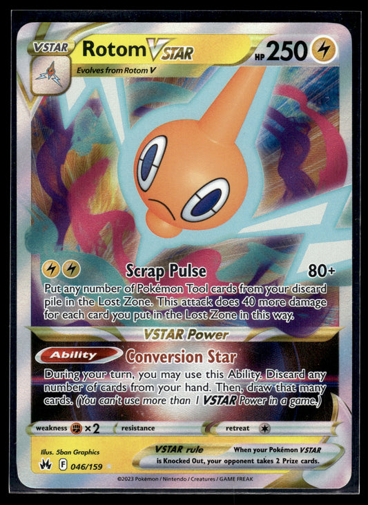Rotom VSTAR #046/159 Crown Zenith LP