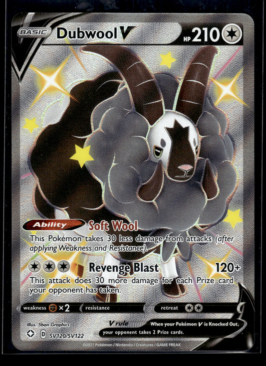 Dubwool V #SV120/SV122 Shining Fates: Shiny Vault VLP