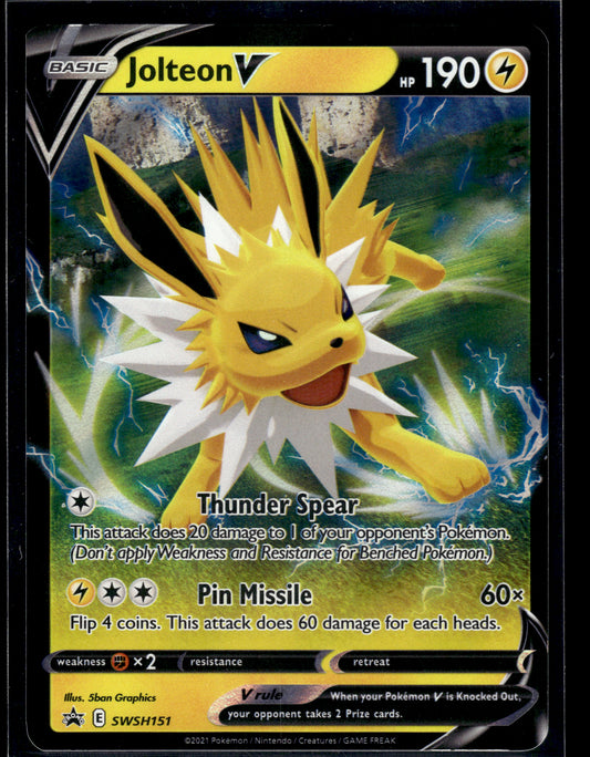 Jolteon V #SWSH151 Sword & Shield Promo LP