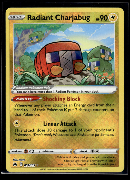 Radiant Charjabug #051/159 Crown Zenith VLP
