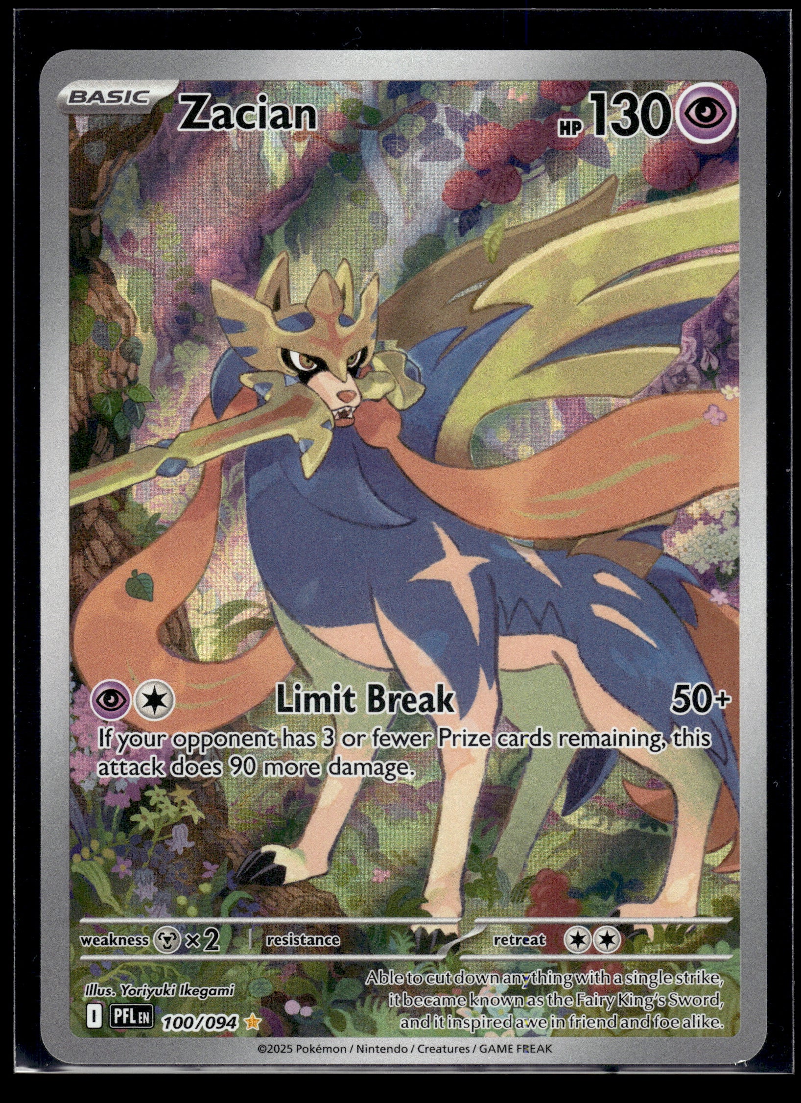 Zacian #100/094 Phantasmal Flames VLP