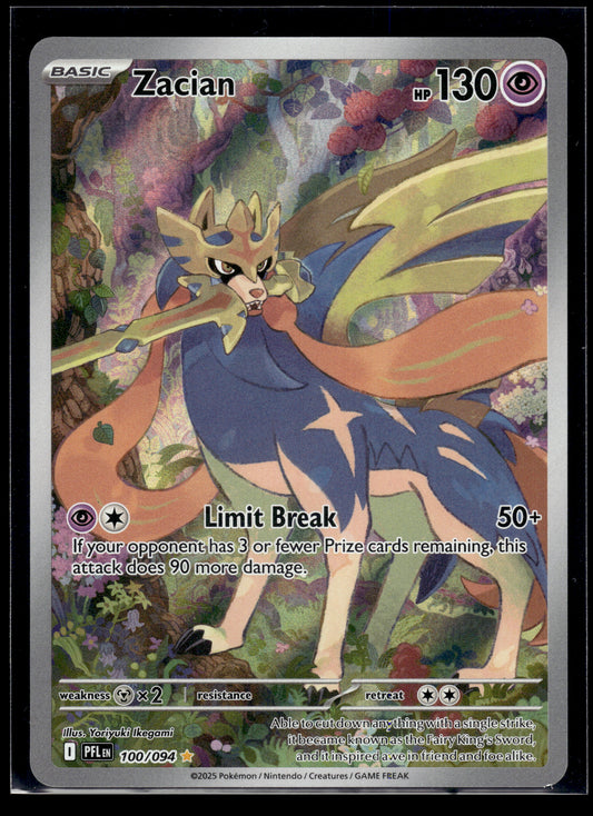 Zacian #100/094 Phantasmal Flames VLP
