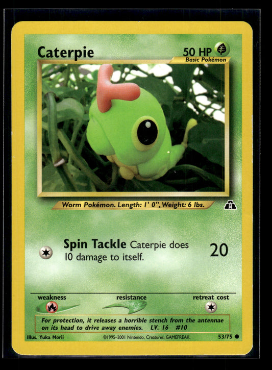 Caterpie #53/75 Neo Discovery LP