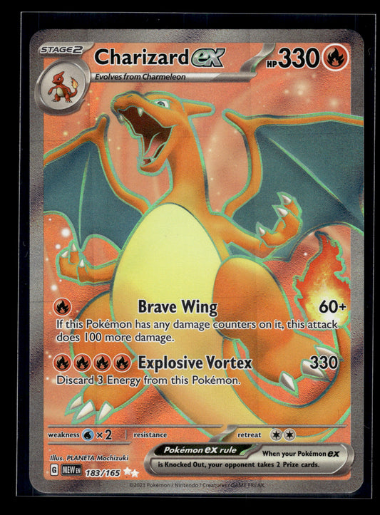 Charizard ex #183/165 Scarlet & Violet 151 VLP