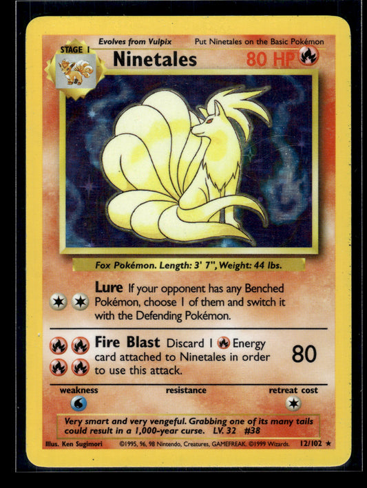 Ninetales #012/102 Base Set MP