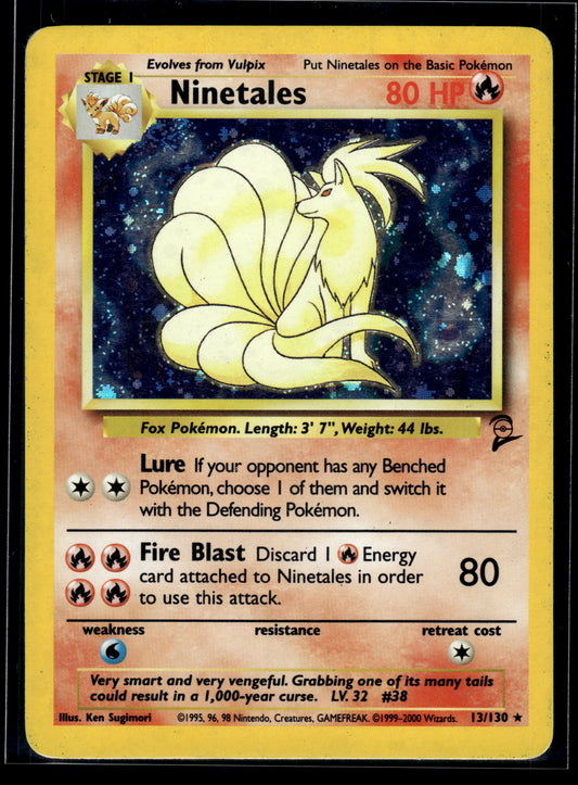 Ninetales #013/130 Base Set 2 MP
