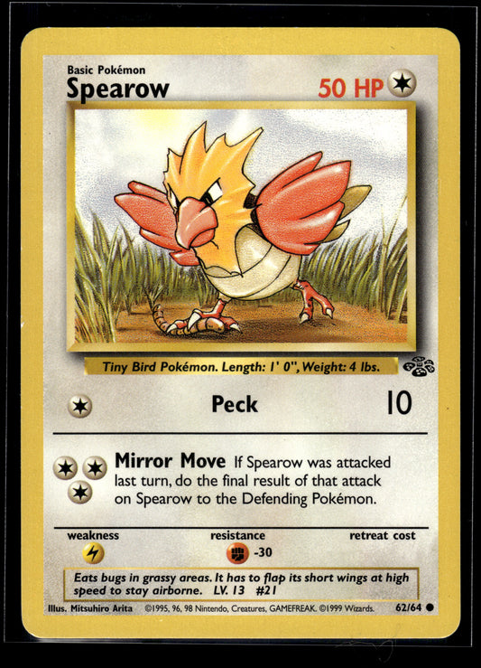 Spearow #62/64 Jungle LP