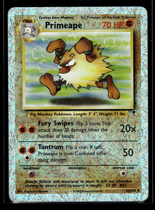 Primeape #059/110 Reverse Holo Legendary Collection MP