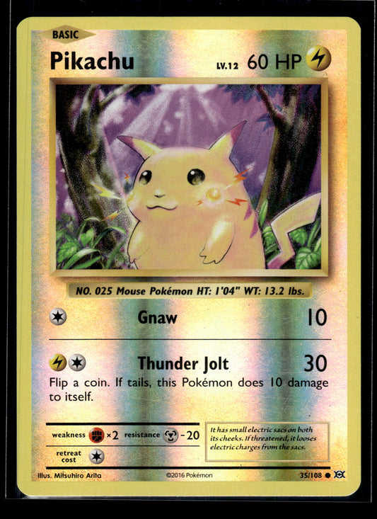 Pikachu #35/108 Reverse Holo Evolutions LP