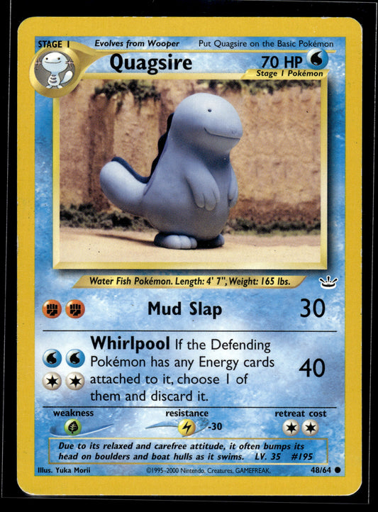 Quagsire #48/64 Neo Revelation LP