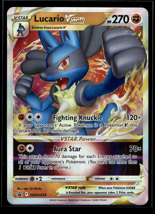 Lucario VSTAR #SWSH214 Sword & Shield Promo VLP