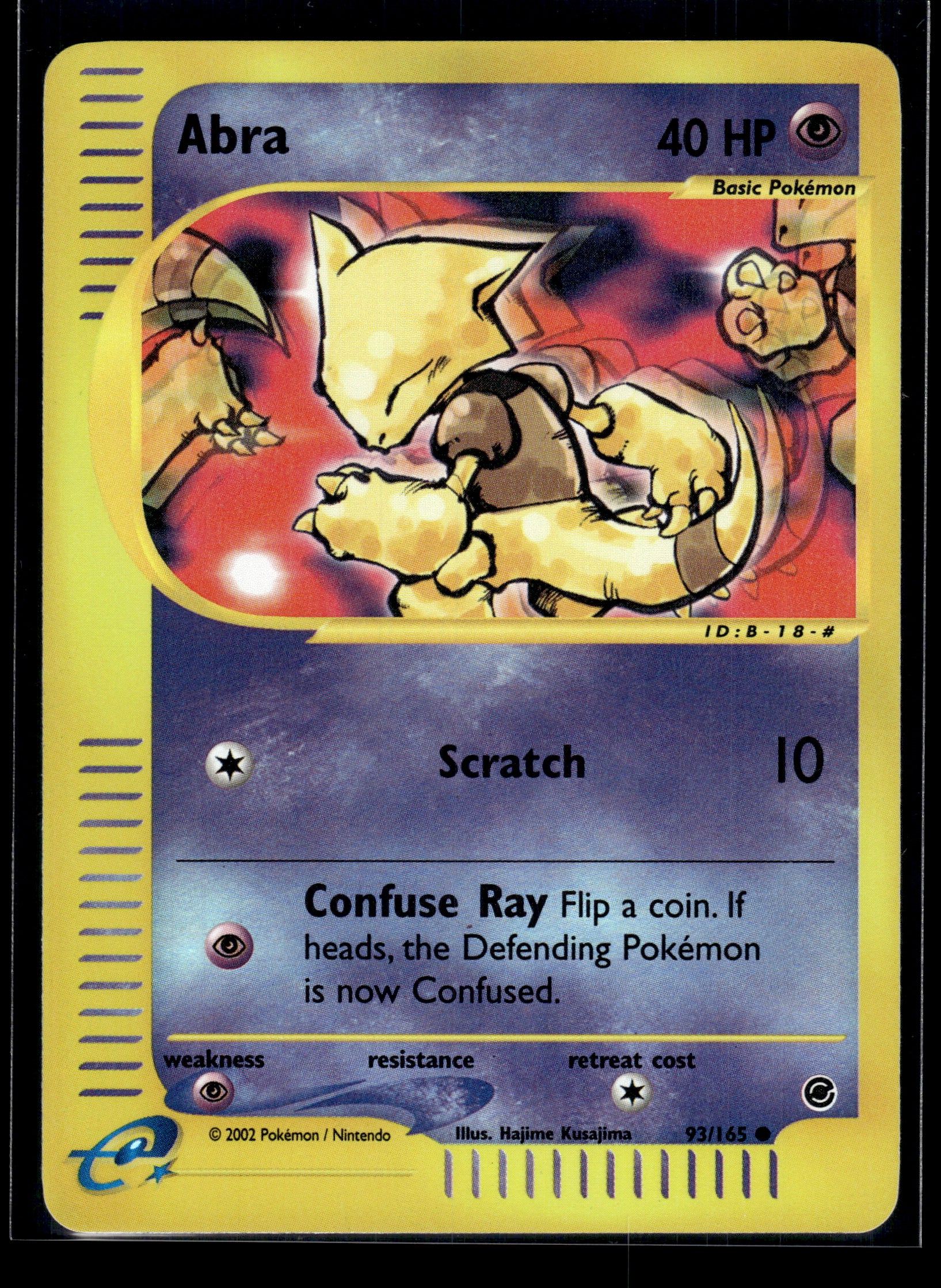Abra #093/165 Reverse Holo Expedition LP