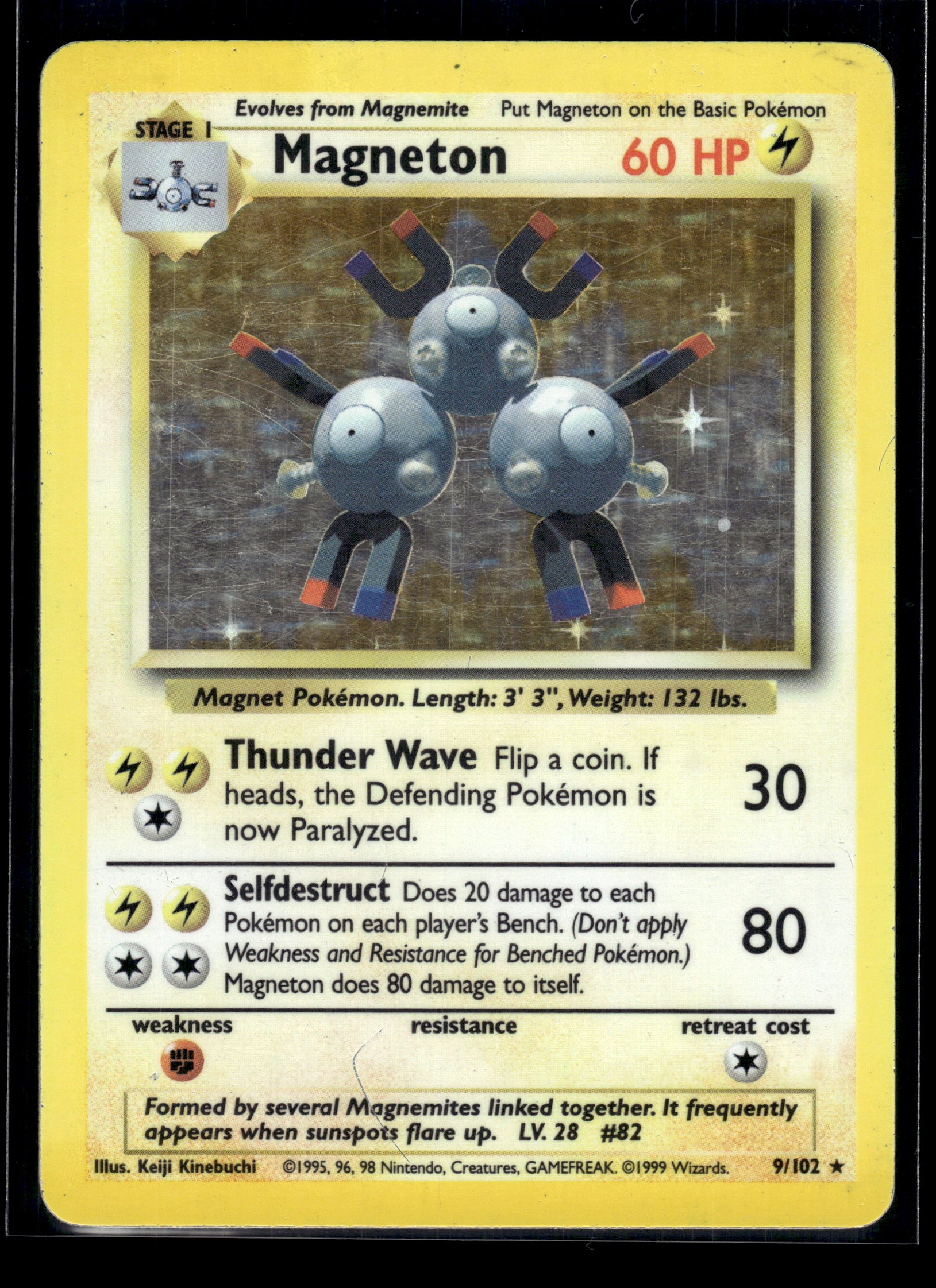 Magneton #009/102 Base Set MP