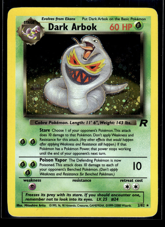 Dark Arbok #02/82 Team Rocket LP