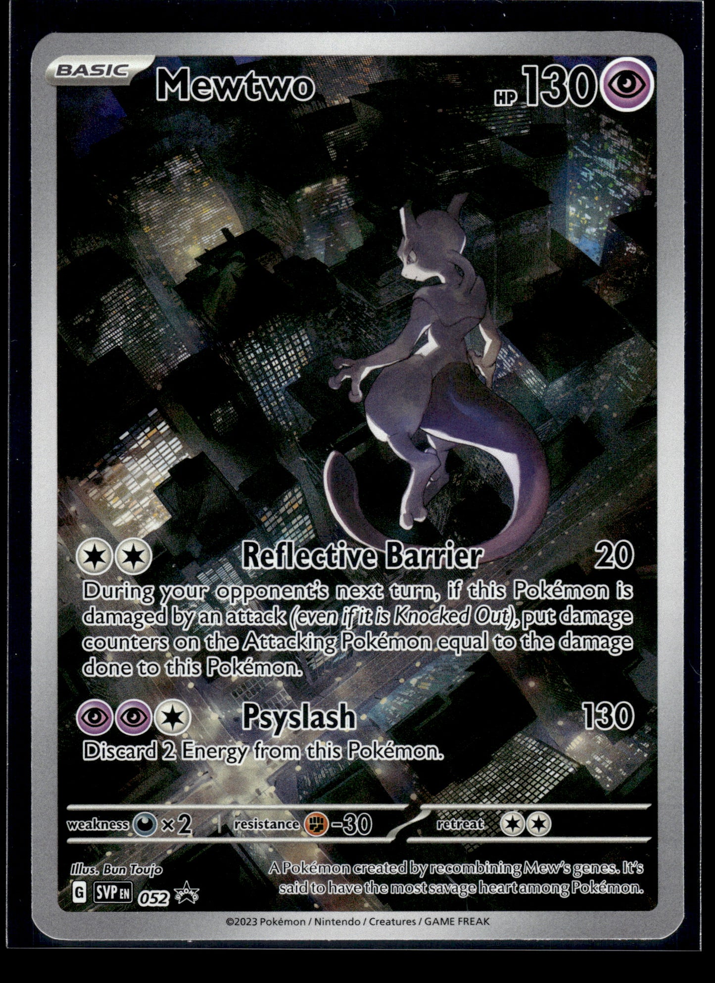 Mewtwo #052 Scarlet & Violet Promo LP