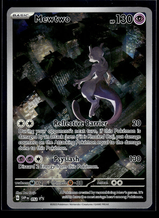 Mewtwo #052 Scarlet & Violet Promo LP