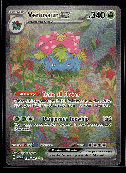 Venusaur ex #198/165 Scarlet & Violet 151 LP