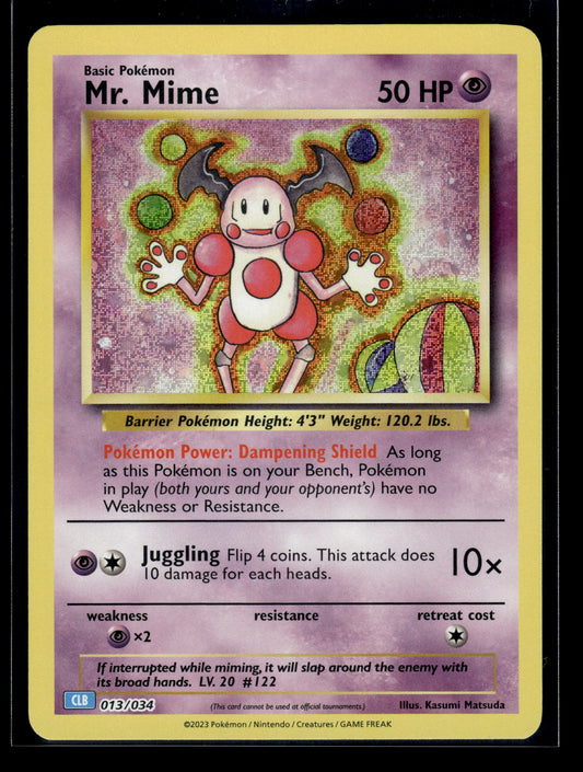 Mr. Mime #013/034 Pokemon TCG Classic LP