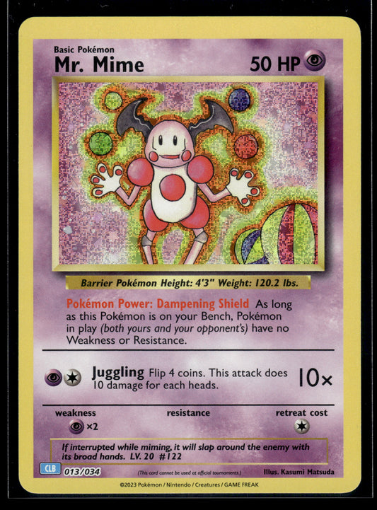 Mr. Mime #013/034 Pokemon TCG Classic VLP