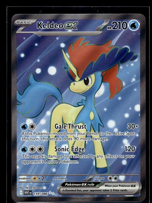 Keldeo ex #159/086 White Flare VLP