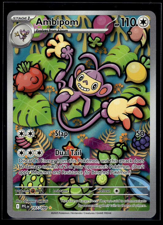 Ambipom #107/094 Phantasmal Flames VLP