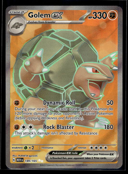 Golem ex #189/165 Scarlet & Violet 151 VLP
