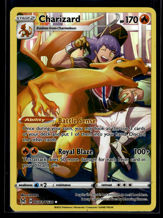 Charizard #TG03/TG30 Lost Origin Trainer Gallery LP