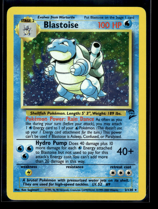 Blastoise #002/130 Base Set 2 LP