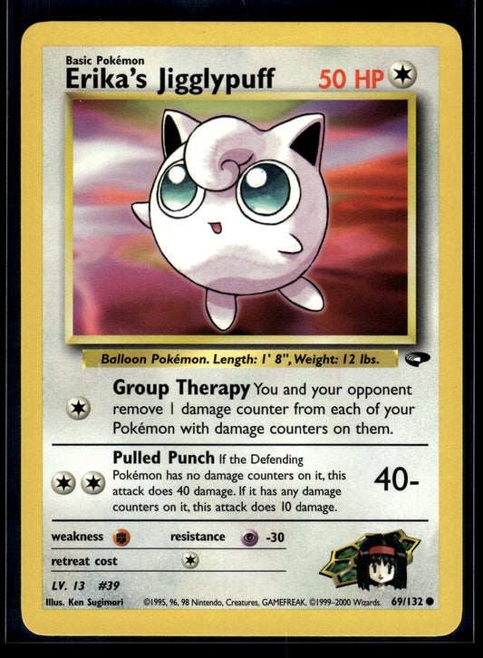 Erika's Jigglypuff #069/132 Gym Challenge LP