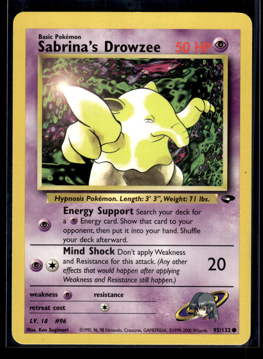 Sabrina's Drowzee #095/132 Gym Challenge LP