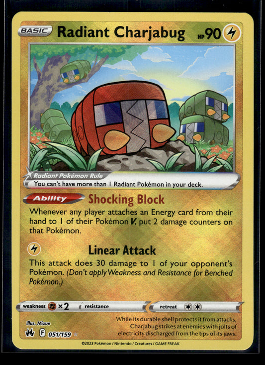 Radiant Charjabug #051/159 Crown Zenith VLP