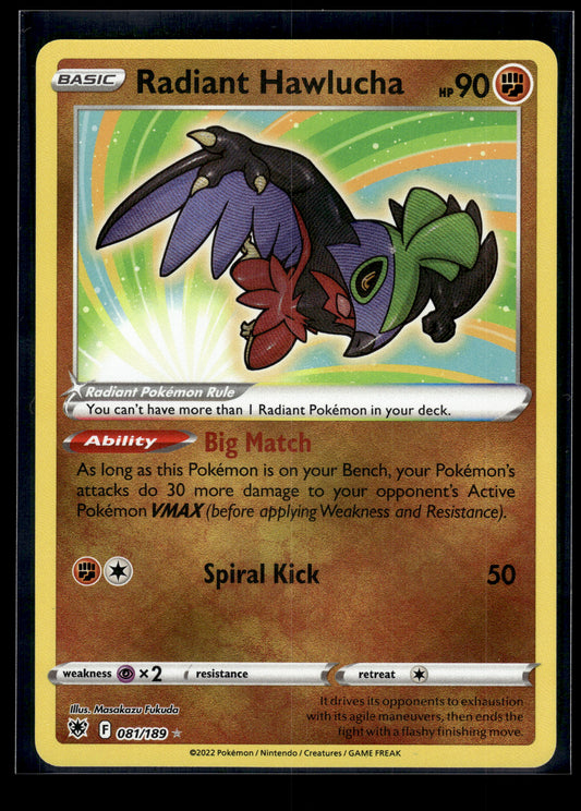 Radiant Hawlucha #081/189 Astral Radiance VLP