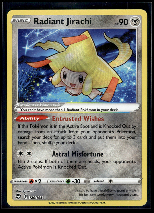 Radiant Jirachi #120/195 Silver Tempest VLP