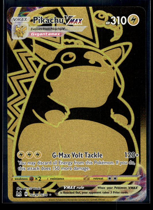 Pikachu VMAX #TG29/TG30 Lost Origin Trainer Gallery VLP