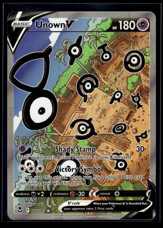 Unown V #177/195 Silver Tempest VLP