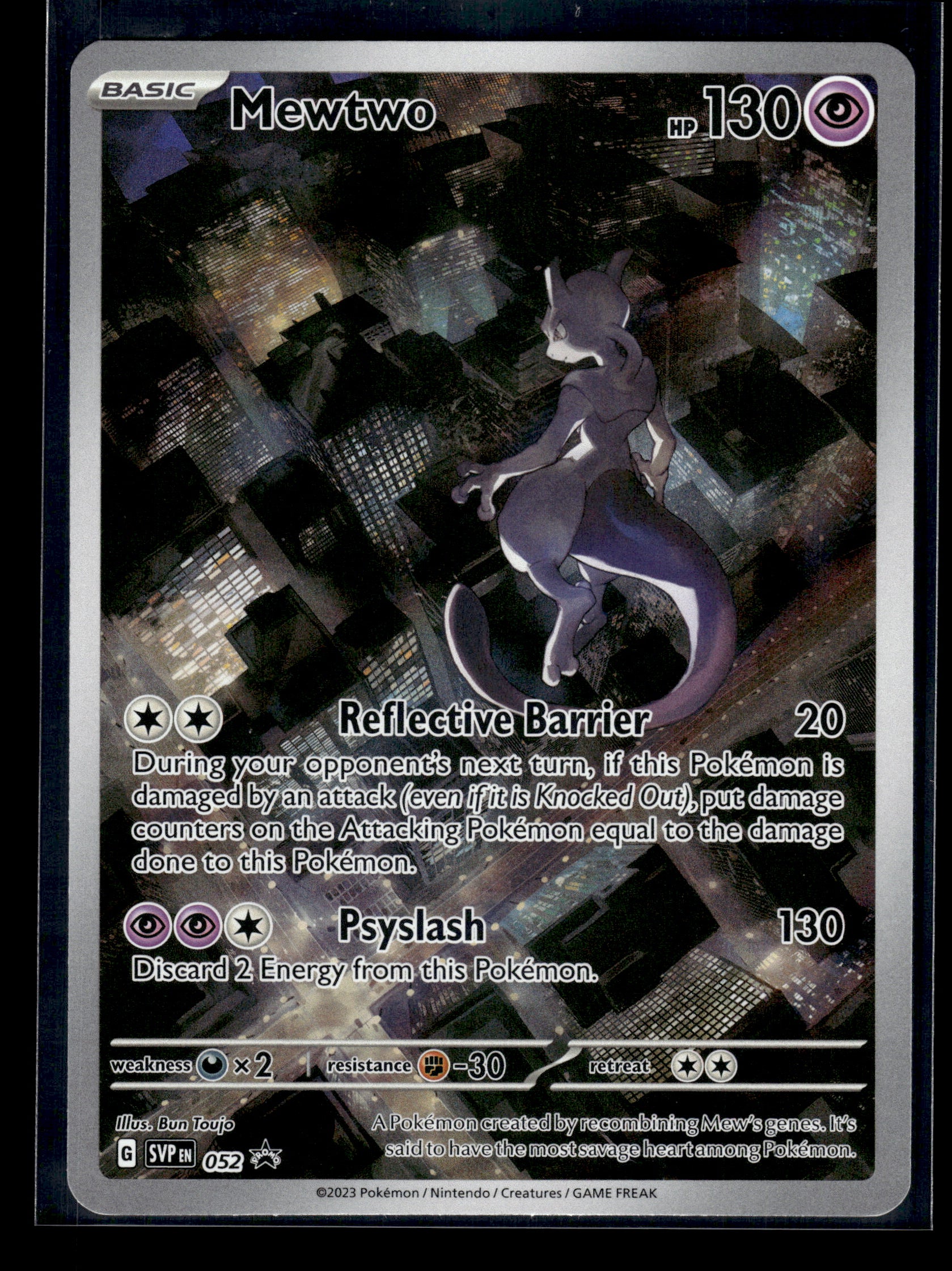 Mewtwo #052 Scarlet & Violet Promo LP