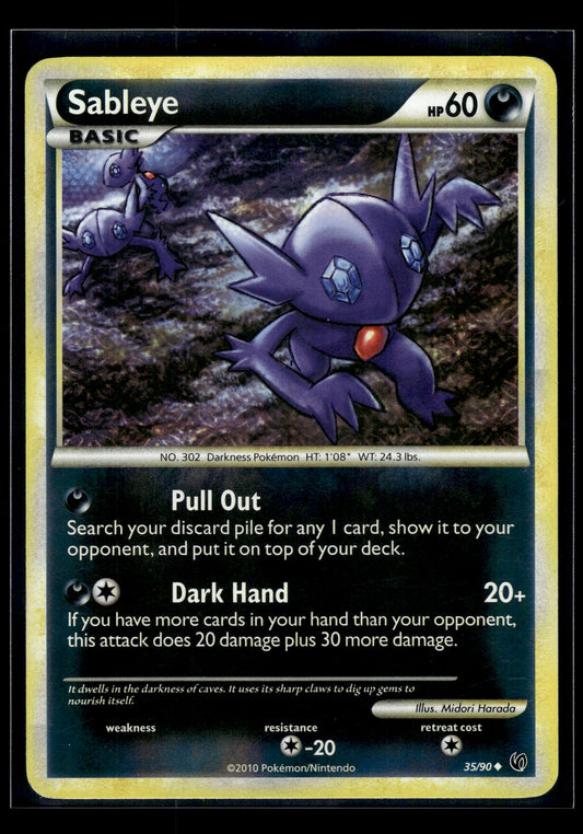 Sableye #35/90 Reverse Holo Undaunted MP