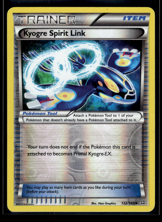 Kyogre Spirit Link #132/160 Reverse Holo Primal Clash LP