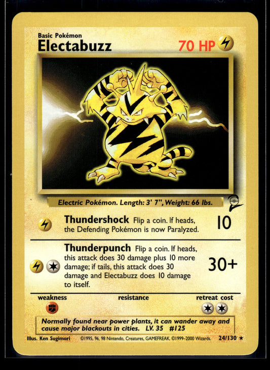 Electabuzz #024/130 Base Set 2 LP