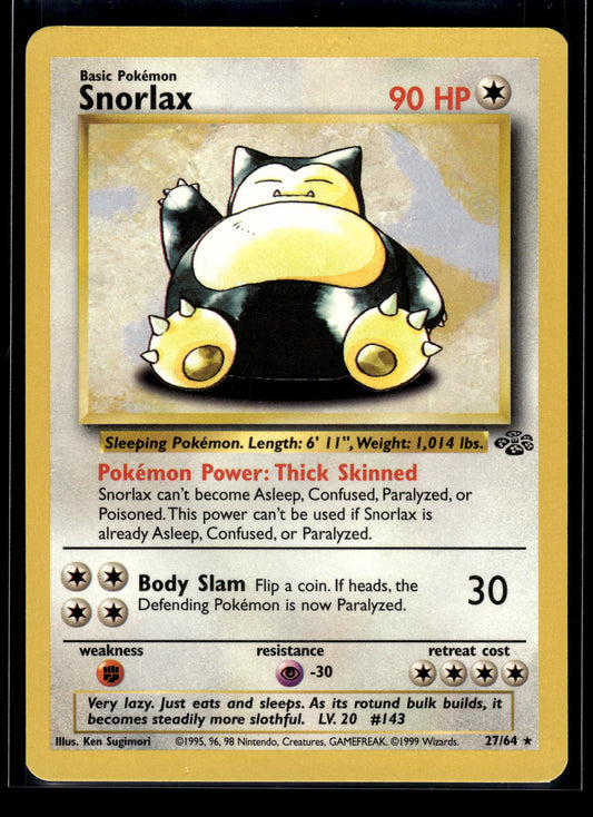 Snorlax #27/64 Jungle LP