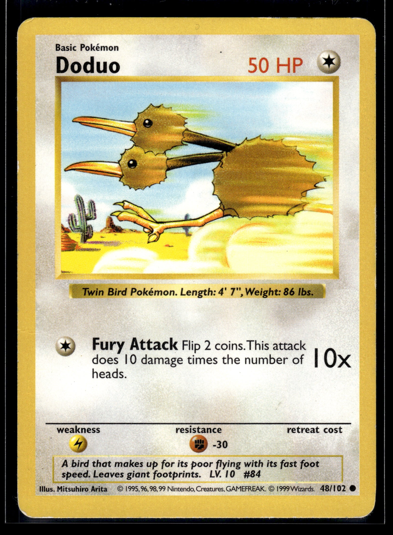 Doduo #048/102 Base Set (Shadowless) MP