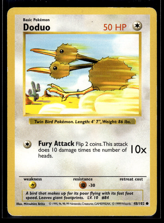 Doduo #048/102 Base Set (Shadowless) MP