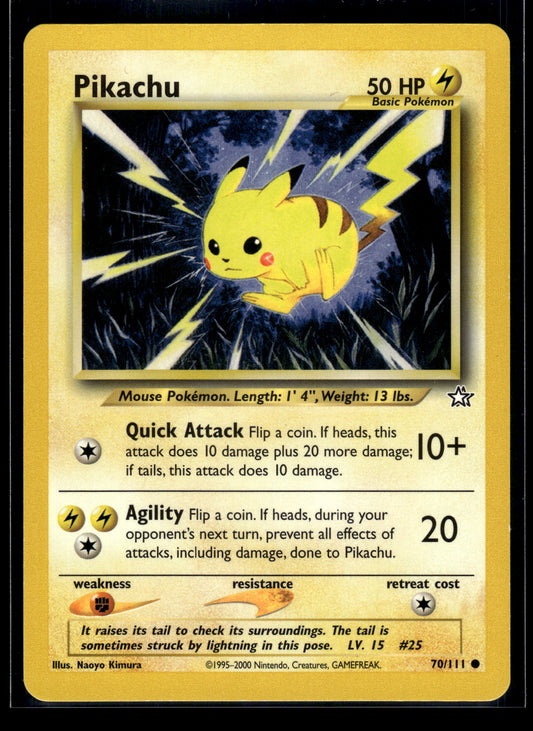 Pikachu #070/111 Neo Genesis LP