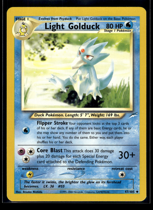 Light Golduck #047/105 Neo Destiny LP