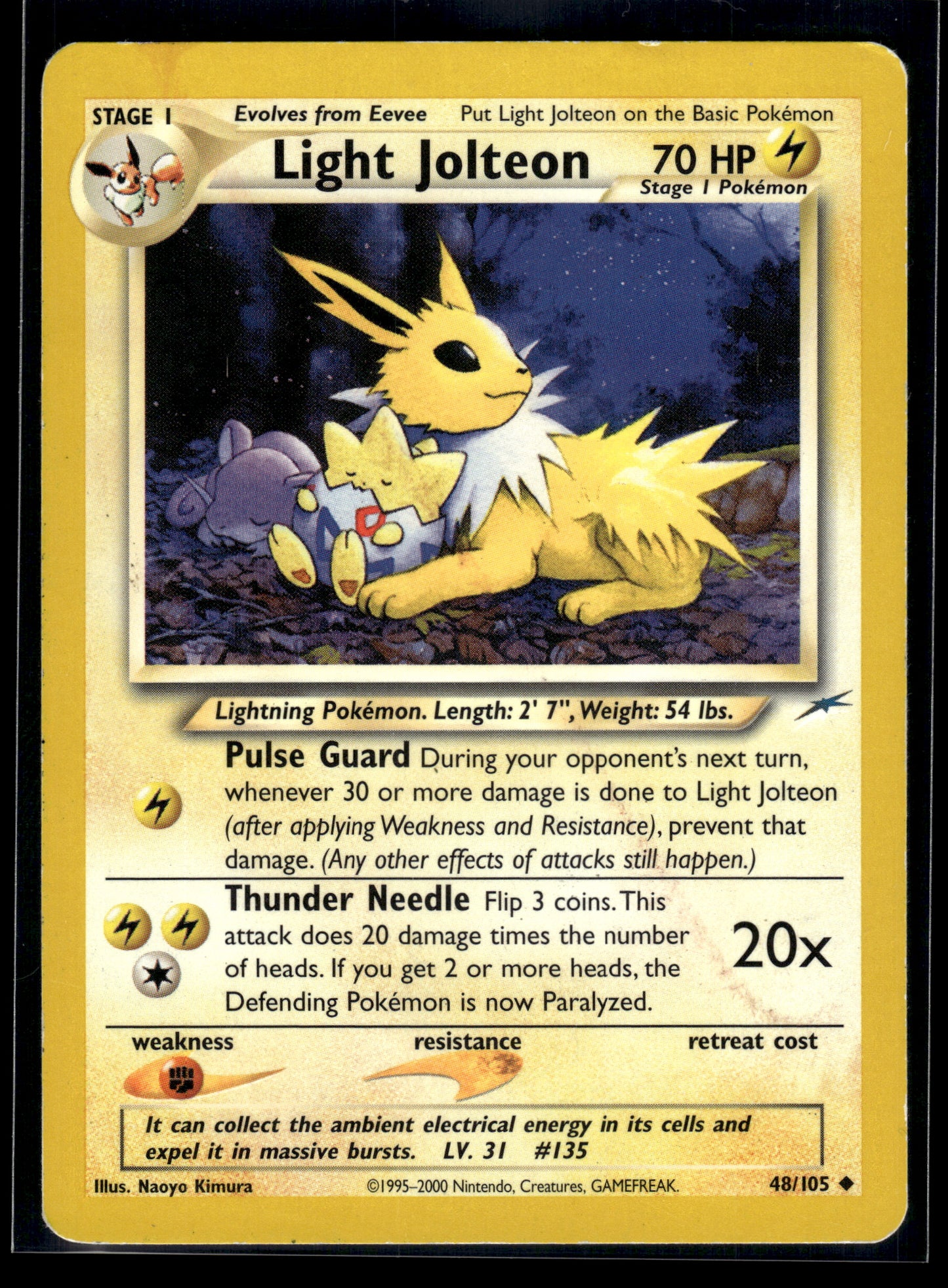 Light Jolteon #048/105 Neo Destiny LP