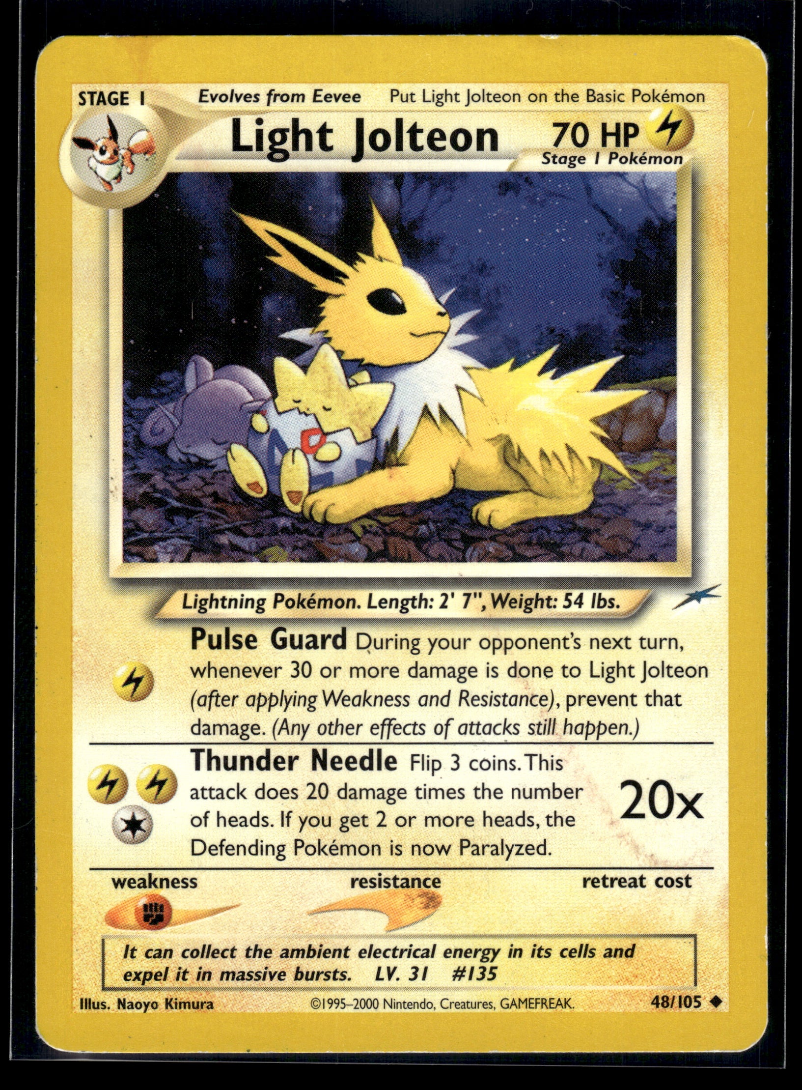 Light Jolteon #048/105 Neo Destiny LP