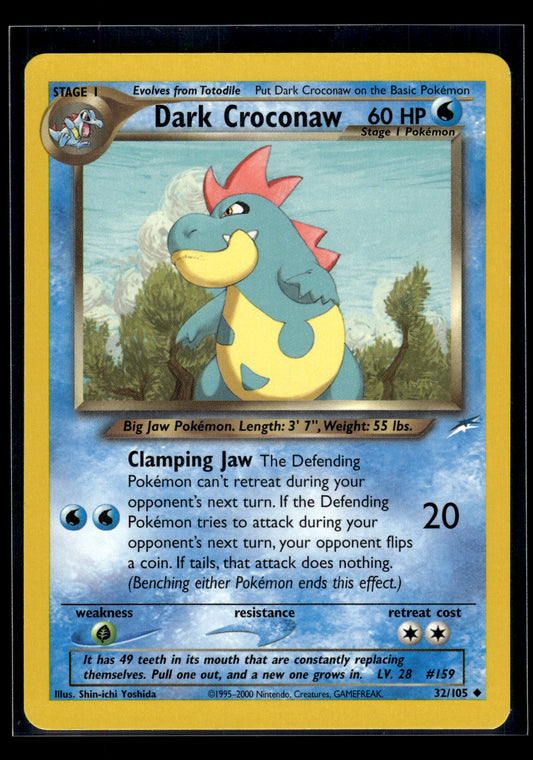 Dark Croconaw #032/105 Neo Destiny LP