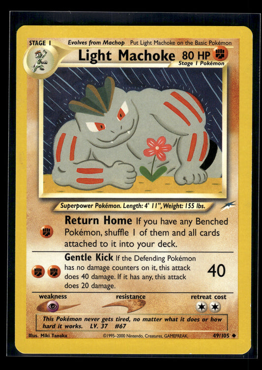 Light Machoke #049/105 Neo Destiny MP