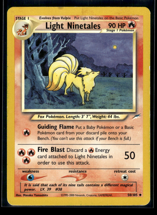 Light Ninetales #050/105 Neo Destiny MP
